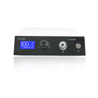 kopen 220V TUYOU Endoscopie Chirurgie LED medische koude lichtbron met instelbare intensiteit en endoscoop optische vezelkabel online vervaardiging