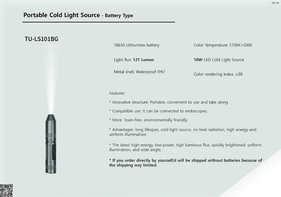 kopen Tuyou TU-LS101BG Medical LED 10W Portable Cold Light Source USB for ENT online vervaardiging