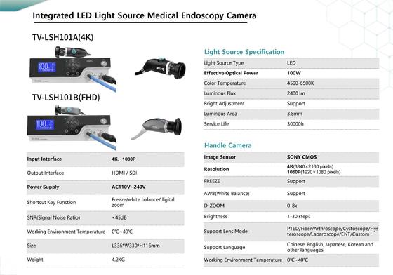 kopen 4K Endoscope Camera with HDMI/SDI Output One-touch Freeze and Dual USB Ports for Medical Endoscope Imaging System online vervaardiging