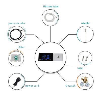 kopen Medische CO2-insufflator met verwarmingsfunctie, hoge stroom 40L/min en 7 inch kleuren touchscreen voor laparoscopische chirurgie online vervaardiging