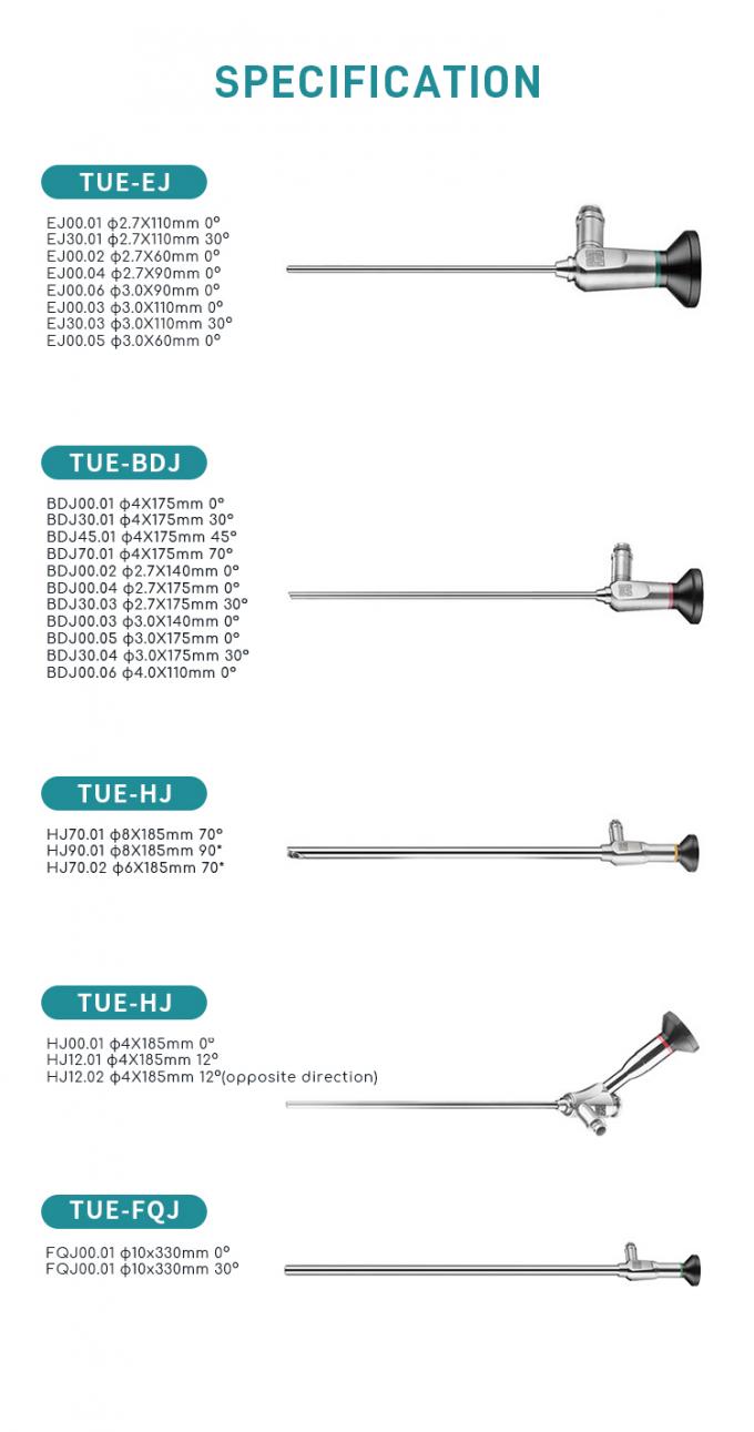 10 x 330 mm 2,9 x 302 30 graden optische rigide endoscoop laparoscopische lens voor laparoscopie hysteroscopie 2