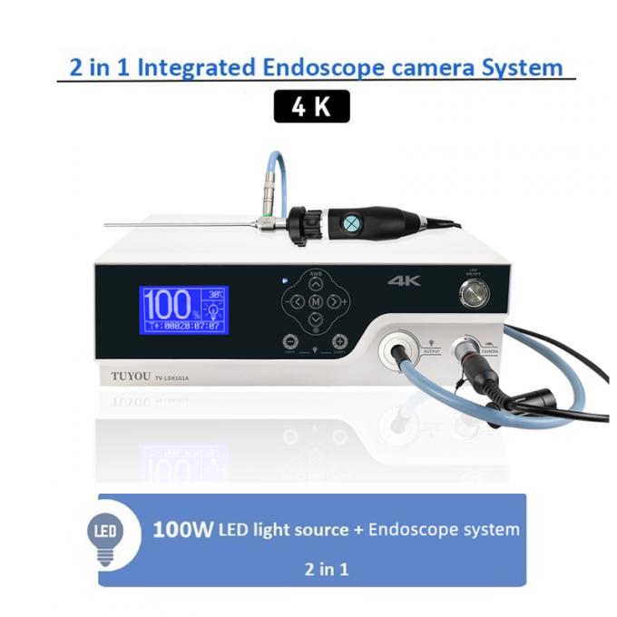 Ultra HD 4K-endoscopie-systeem met LED-koude lichtbron voor laparoscopie hysteroscopie 0